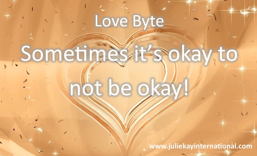 It's okay to not be okay...